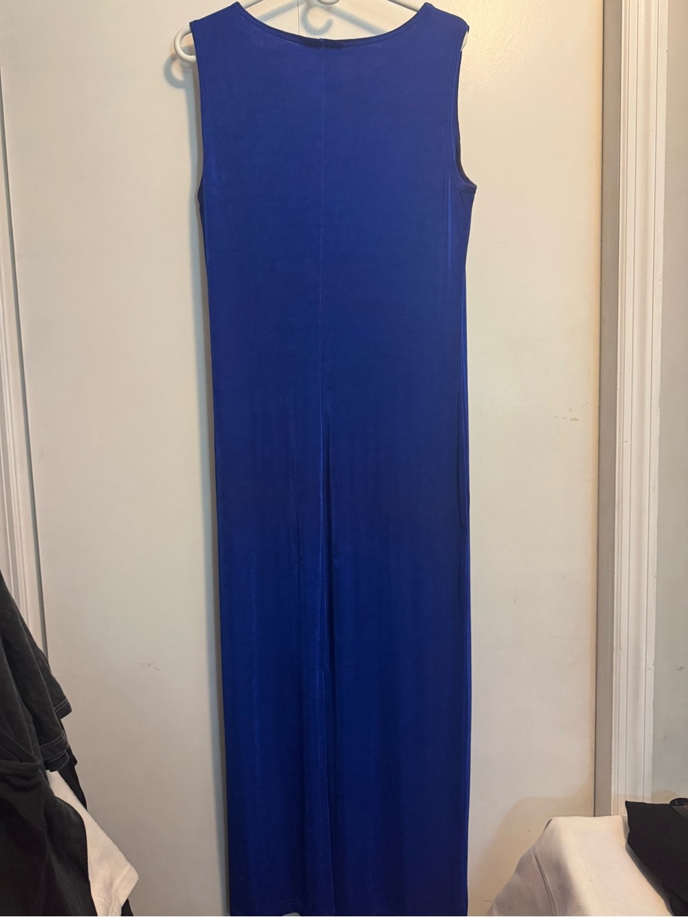 Classic Sleeveless Maxi Dress in Royal Blue